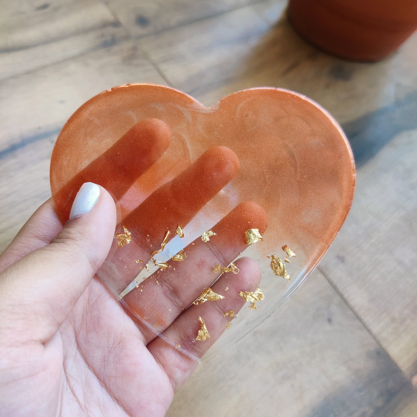 Sunset Coaster - Heart