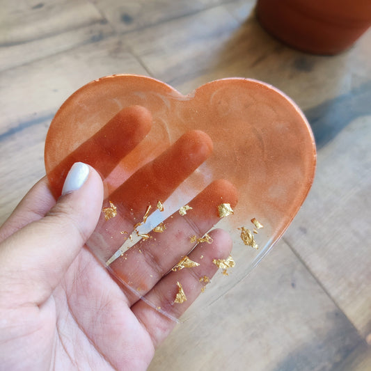 Sunset Coaster - Heart